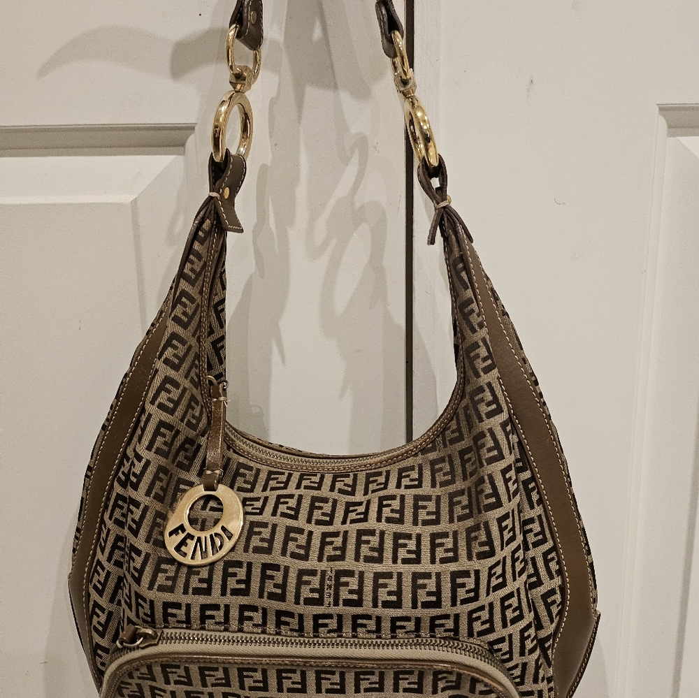 Fendi zucchino hobo bag